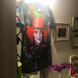 Disney Official “Alice In Wonderland” T-Shirt featuring Johnny Depp